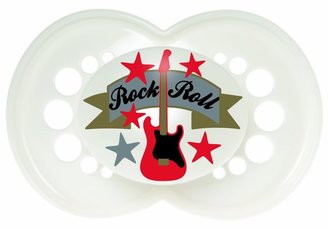 Mam 2 Pack Rock N' Roll Silicone Pacifier, 6 Months, Colors May Vary