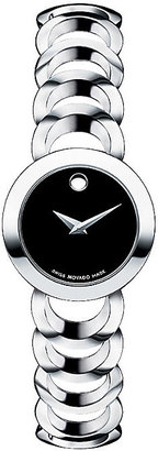 Movado ladies' stainless steel bracelet watch