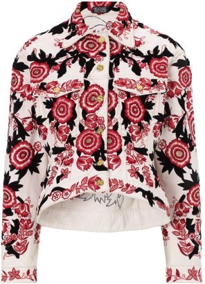 Meadham Kirchhoff Multi Corduroy Embroidery Jacket