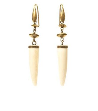 Isabel Marant Seattle buffalo bone earrings