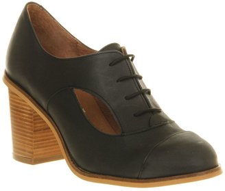 Office Lottie block heel brogue shoes