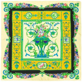 Versace Pre Owned 1980's floral urn print scarf