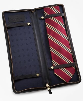 Brooks Brothers Leather Tie Case