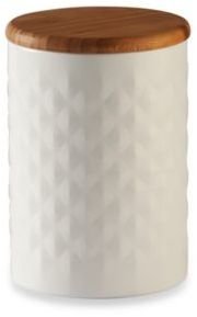 Typhoon Imprima Pyramid Embossed Canister in White