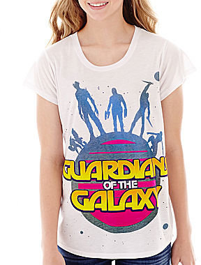 JCPenney Asstd National Brand Marvel Guardians of the Galaxy Short-Sleeve Graphic Tee
