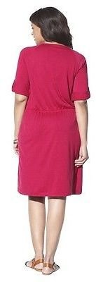 Merona Women's Plus Size 3/4 Sleeve Tie Waist Dress