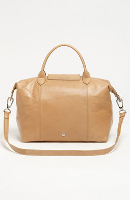 Longchamp 'Le Pliage Cuir' Leather Handbag
