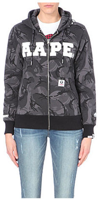 Aape I.T Logo camouflage-print jersey hoody