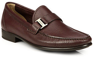 Bally Colbar Pebbled Leather Loafers