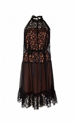 Temperley London Lily Graphic Short Dress