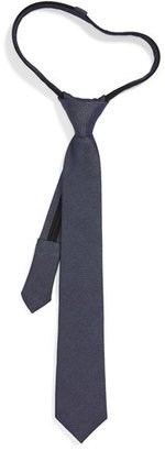 Nordstrom Cotton & Silk Zipper Tie (Big Boys)