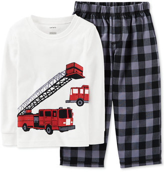Carter's Toddler Boys' 2-Piece Fire Truck Pajamas