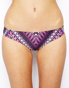 Rip Curl Reversible Mirage Shimmer Print Cheeky Bikini Bottom - Multi
