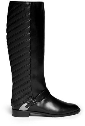 Stuart Weitzman 'Raceway' quilt leather boots