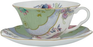 Wedgwood Butterfly Bloom Cup and Saucer Set, Green