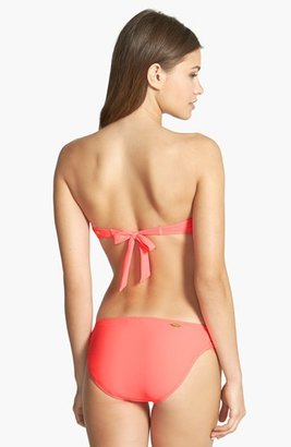 Jessica Simpson 'Seaglass' Flutter Bandeau Bikini Top