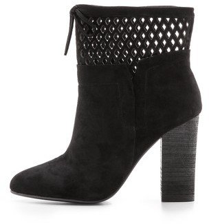 Belle by Sigerson Morrison Feng Cutout Suede Booties