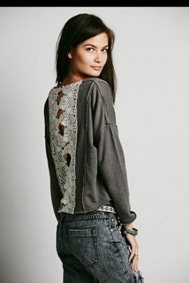 Free People Victorian Lace Pullover