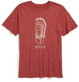 RVCA 'Chief Block' Graphic T-Shirt (Big Boys)