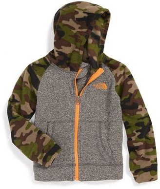 The North Face 'Glacier' Full Zip Hoodie (Toddler Boys & Little Boys)