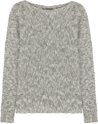 Vince Linen and cotton-blend sweater