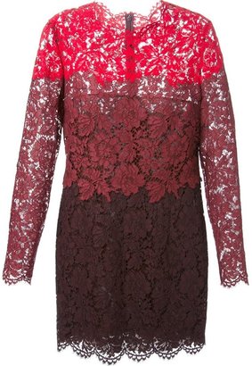 Valentino floral lace dress