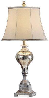 Stylecraft Tribeca Silver and Mercury Glass Table Lamp