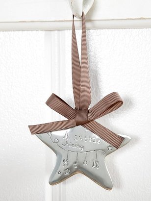 Mamas and Papas Welcome To The World Silver Plated Star