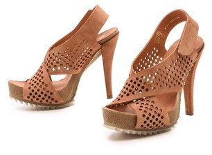 Pedro Garcia Caitlyn Perforated Sandals