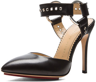 Charlotte Olympia Domina Leather Heels