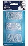 Goody Classics Polybands Hair Elastic, Multi 250 On Clear, 0.649 Ounce (Pack of 2)