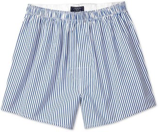 Charles Tyrwhitt Blue bengal stripe woven boxer shorts