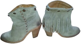 Swildens Beige Suede Ankle boots