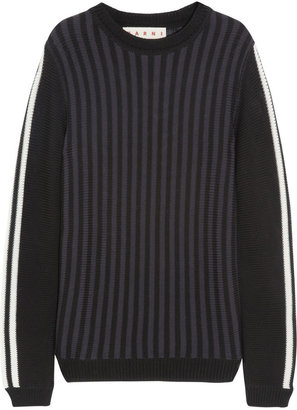 Marni Striped cotton sweater