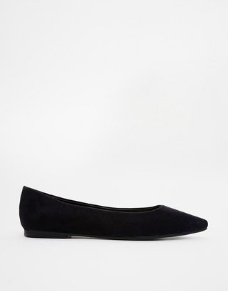 ASOS COLLECTION LIFE STORY Pointed Ballet Flats