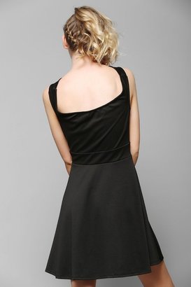 Urban Outfitters Pins And Needles Cross-Front Skater Dress