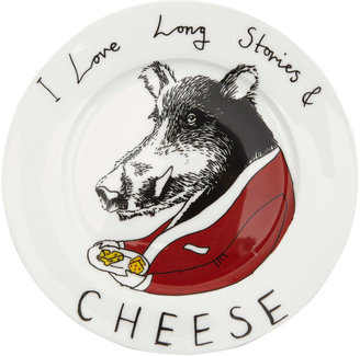 Jimbob Art Mr. Boar Loves Cheese Side Plate