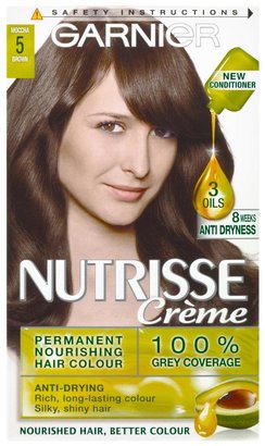 Garnier Nutrisse Permanent Hair Colour - Dark Brown 5