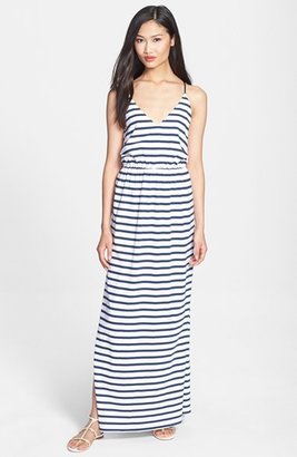 Milly Stripe Jersey Maxi Dress