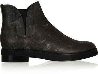 Alexander Wang Dewi distressed leather ankle boots