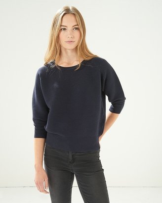 French Connection Blue Mozart Knitted Jumper