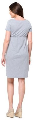 Liz Lange for Target Maternity Short Sleeve Surplice Dress Black for Target®