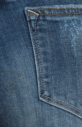 Vigoss Embroidered High Waist Cutoff Shorts (Medium) (Juniors)