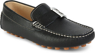 Fendi Logo Buckle Leather Loafers 1- 10 Years - for Boys