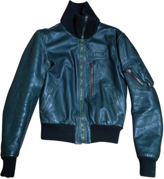 McQ Green Leather Jacket