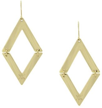 Kardashian Kollection Articulated Triangle Drop Earrings