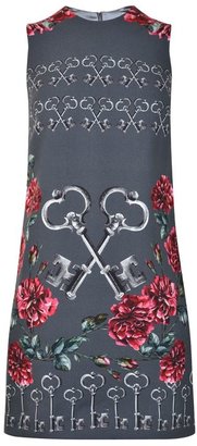 Dolce & Gabbana Key Floral Print Dress