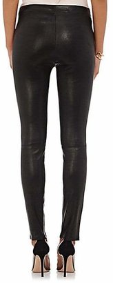 J Brand Women's Leather Leggings - Black