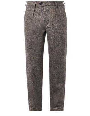 Oliver Spencer Pleat-front tweed trousers