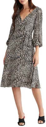 Sachin + Babi Animal-Print Blouson-Sleeve Dress